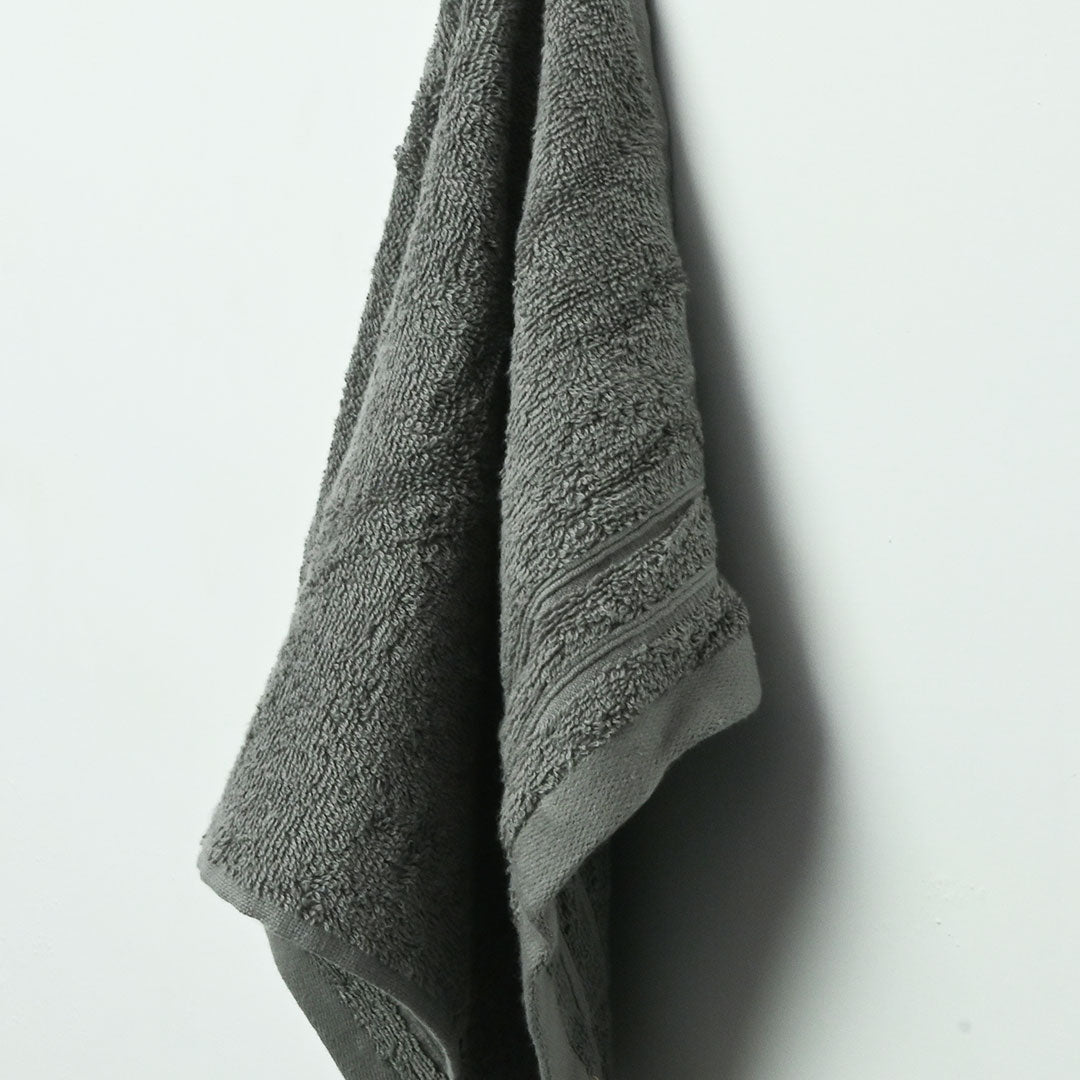 Luxury 100% Cotton Supreme Hand Towel - Dark Grey (12" x 20")