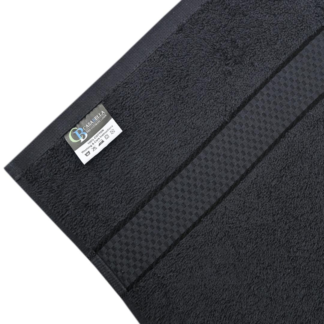 Luxury 100% Cotton Supreme Bath Towel - Graphite  (27" x 54")