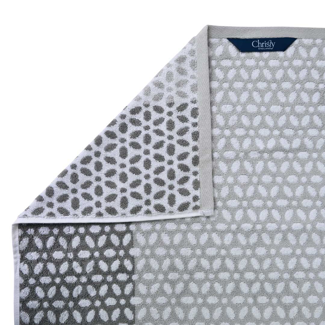 Luxury 100% Cotton Supreme Bath Towel - Black And Grey (20" x 40")