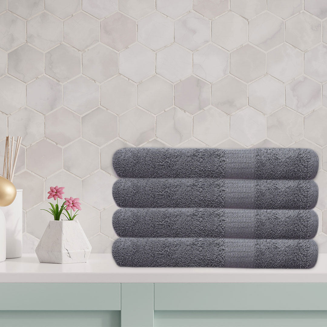 Luxury 100% Cotton Supreme Bath Towel - Grey (27" x 54")