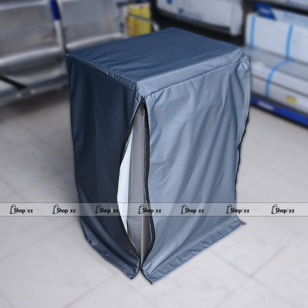 Zipper Waterproof Washing Machine Cover Front Loaded Grey Color – All Sizes available