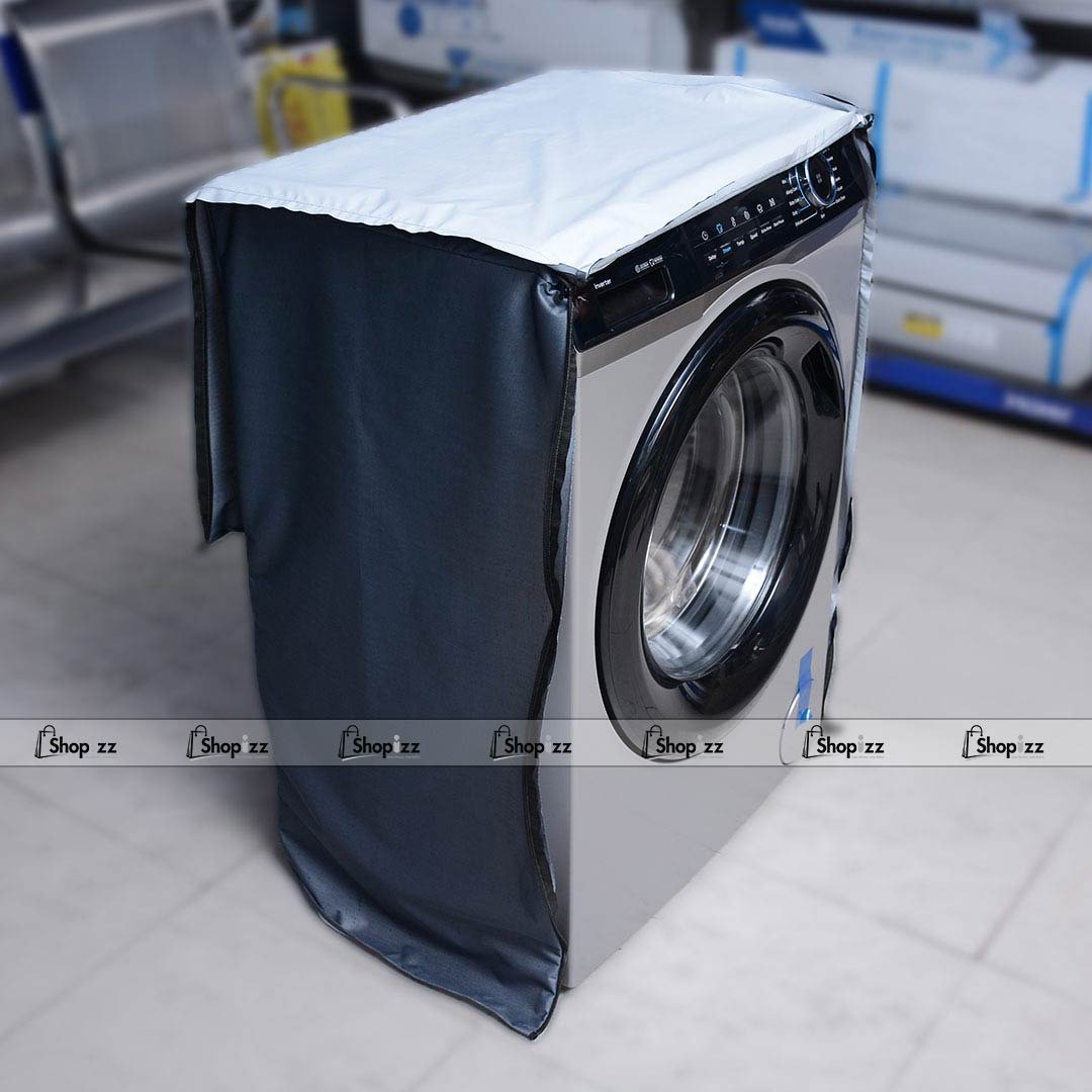 Zipper Waterproof Washing Machine Cover Front Loaded Grey Color – All Sizes available