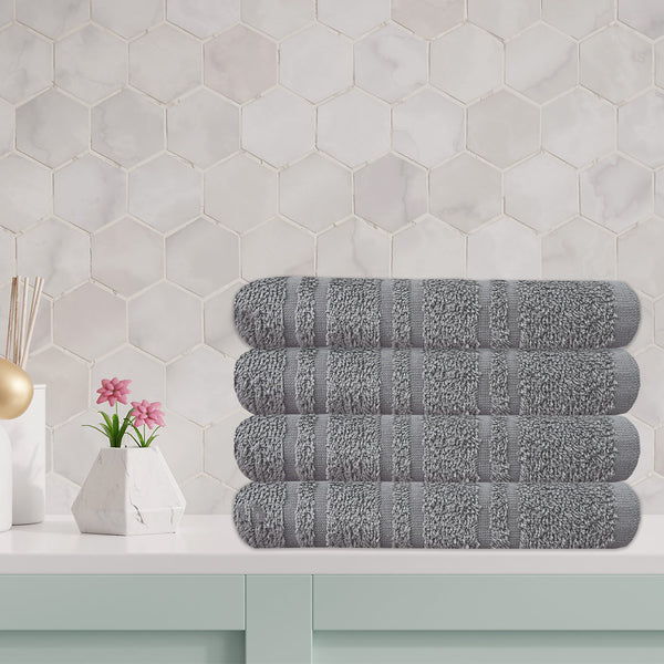 Luxury 100% Cotton Supreme Bath Towel - Grey (20" x 40")
