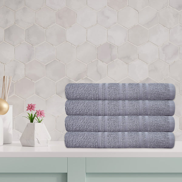 Luxury 100% Cotton Supreme Bath Towel - Light Grey (20" x 40")