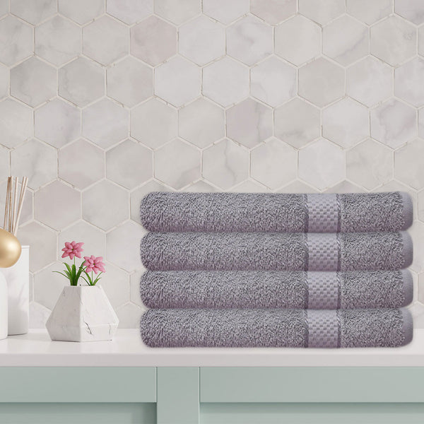 Luxury 100% Cotton Supreme Bath Towel - Grey (27" x 54")