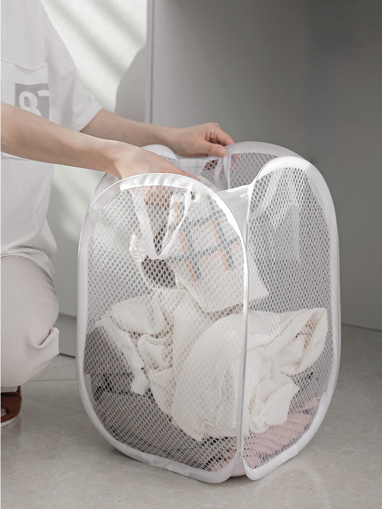 Multi-colour Fordable Laundry Basket  For Cloths / Toys Storage Basket