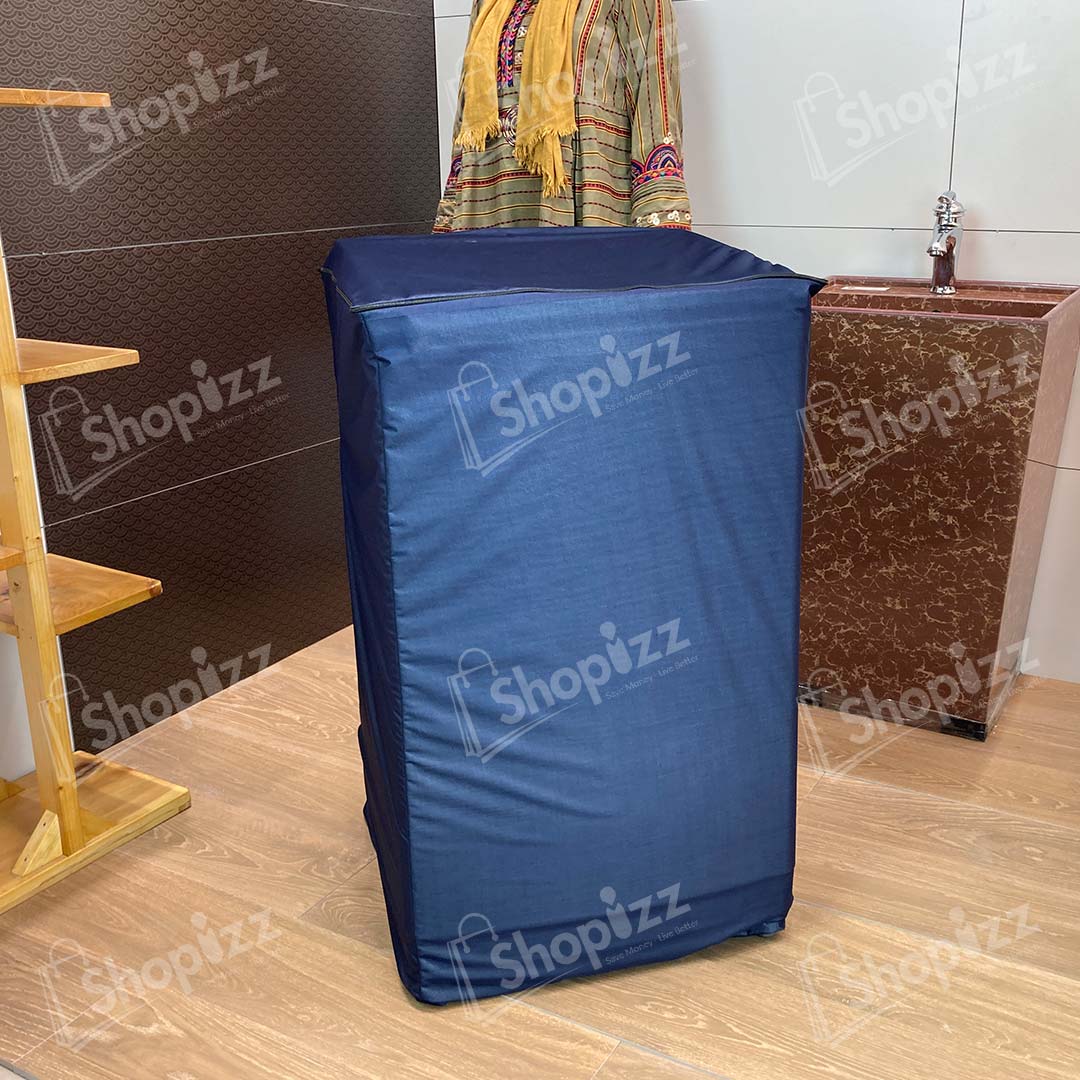 Washing Machine Cover : Waterproof , Dustproof, Heatproof & Scratchproof - Blue Color- Top Laod