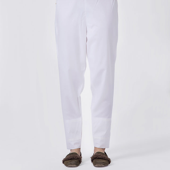 Trouser White Cotton