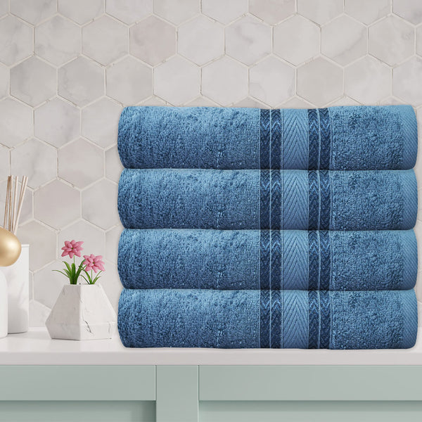 Luxury 100% Cotton Supreme Bath Towel - Blue (27" x 54")