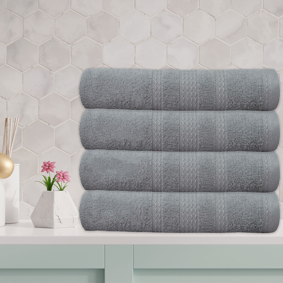 Luxury 100% Cotton Supreme Bath Towel - Grey (27" x 54")