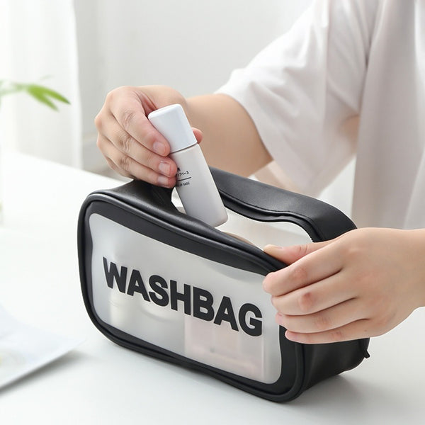 Transparent Cosmetic Wash Bag /  Storage Organizer Bag