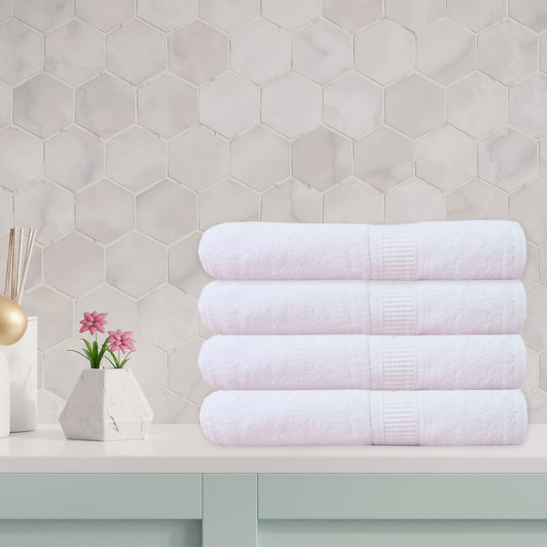 Luxury 100% Cotton Supreme Bath Towel - White (30" x 60")