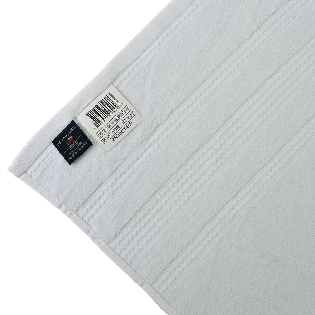 Luxury 100% Cotton Supreme Bath Towel - White (27" x 54")