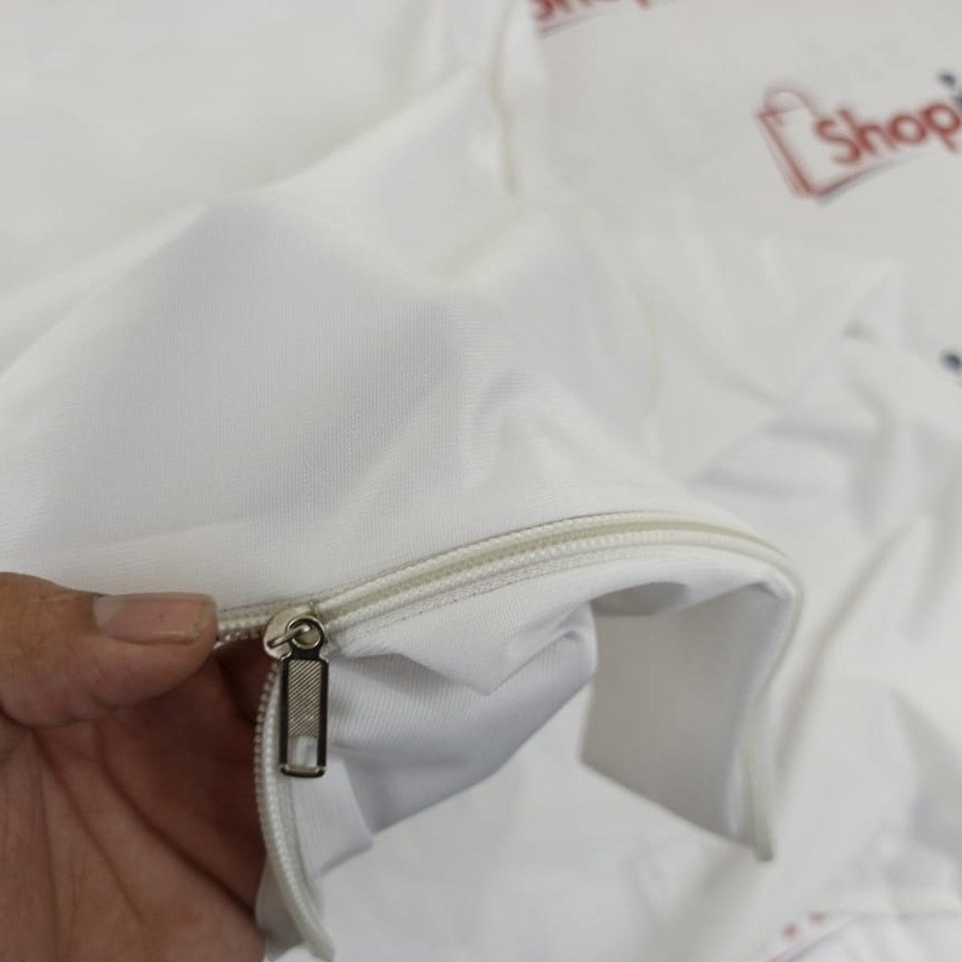 Zipper Waterproof Washing Machine Cover Top Loaded White Color – All Sizes available