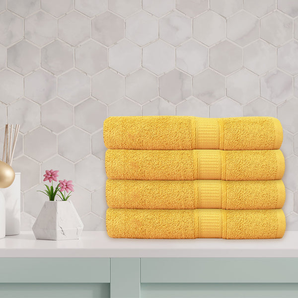 Luxury 100% Cotton Supreme Bath Towel - Yellow (30" x 60")