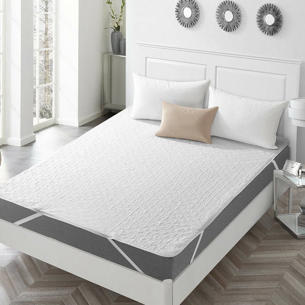 Quilted Waterproof Mattress Protector Sheet With Elastic Corner