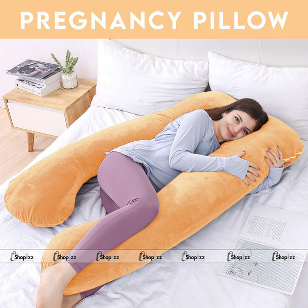 Pregnancy Support Pillow / U- Shape Maternity Pillow / Sleeping Support Pillow In Skin Color